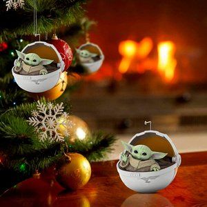 NIB The original 2020 Baby Yoda Hallmark Keepsake Xmas Ornament